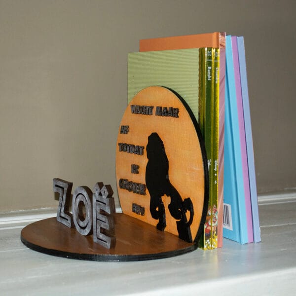 gepersonaliseerde boekensteun Thema lion king