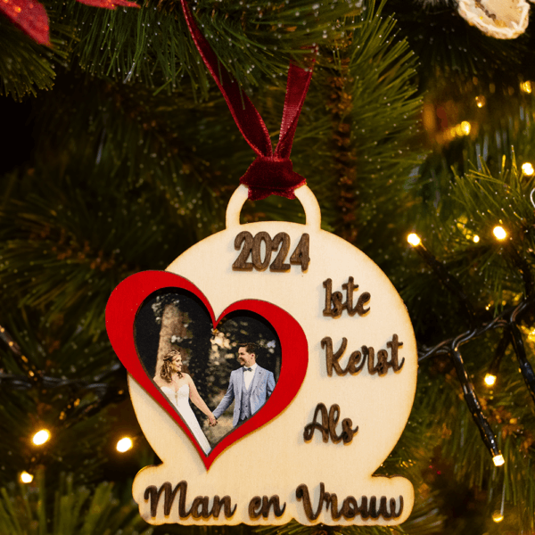 Kersthanger 1ste kerst man en vrouw