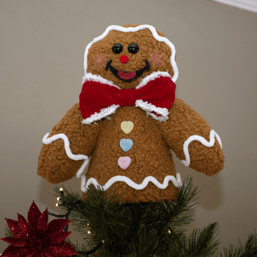 Kerstboom topper peperkoekman